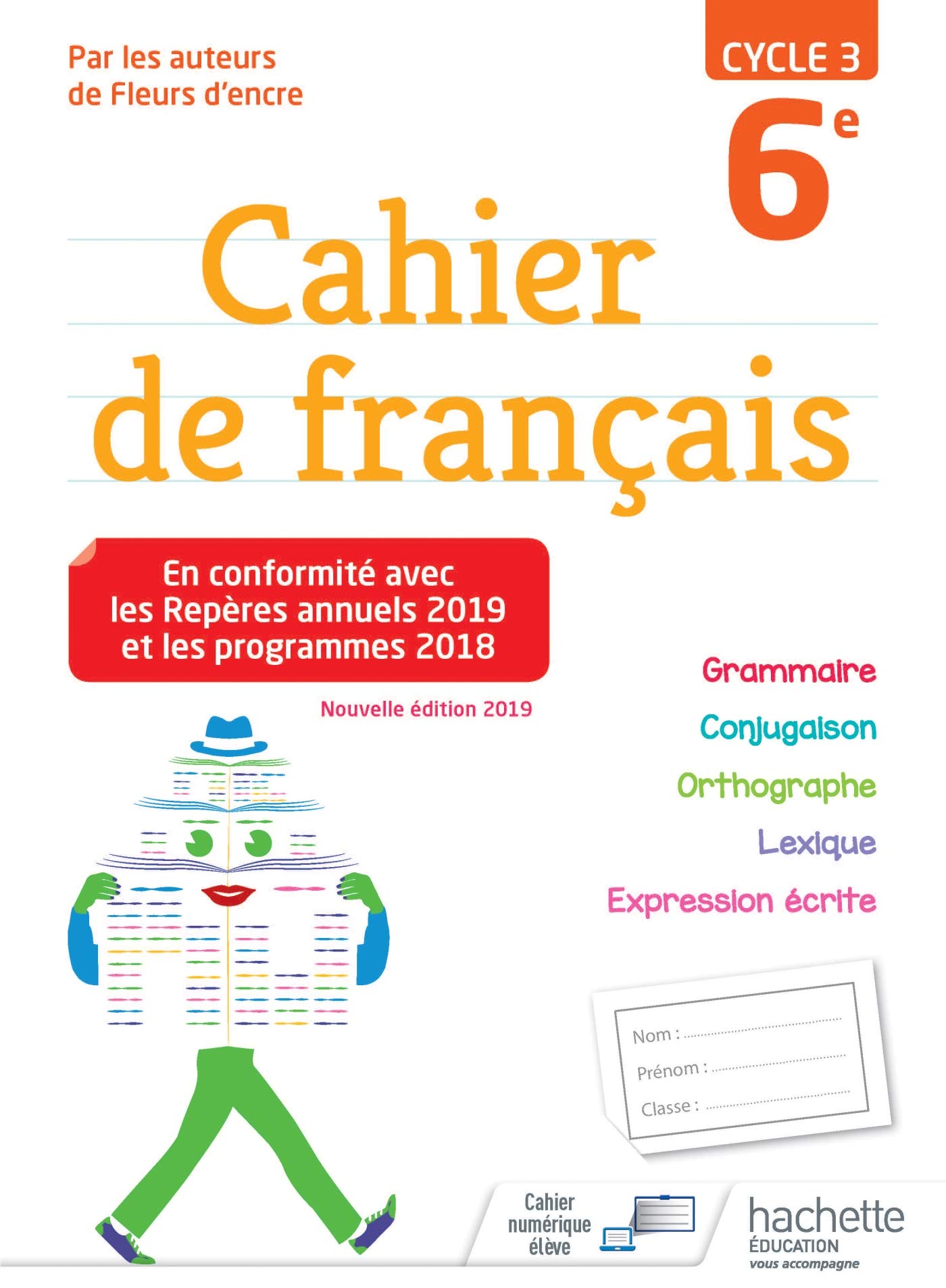 Cahier De Français 6ème Le Robert Cahier de français cycle 3 / 6e - éd. 2019 (Français) - Inspiro